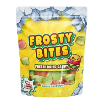 Frosty Bites Freeze Dried Candy Gummy Hamburger 50g